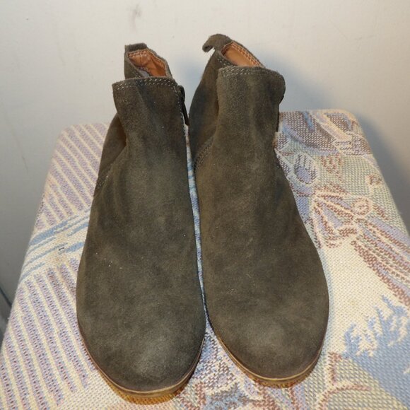 Lucky Brand Basel Leather Booties Sz 8.5 - Picture 2 of 9